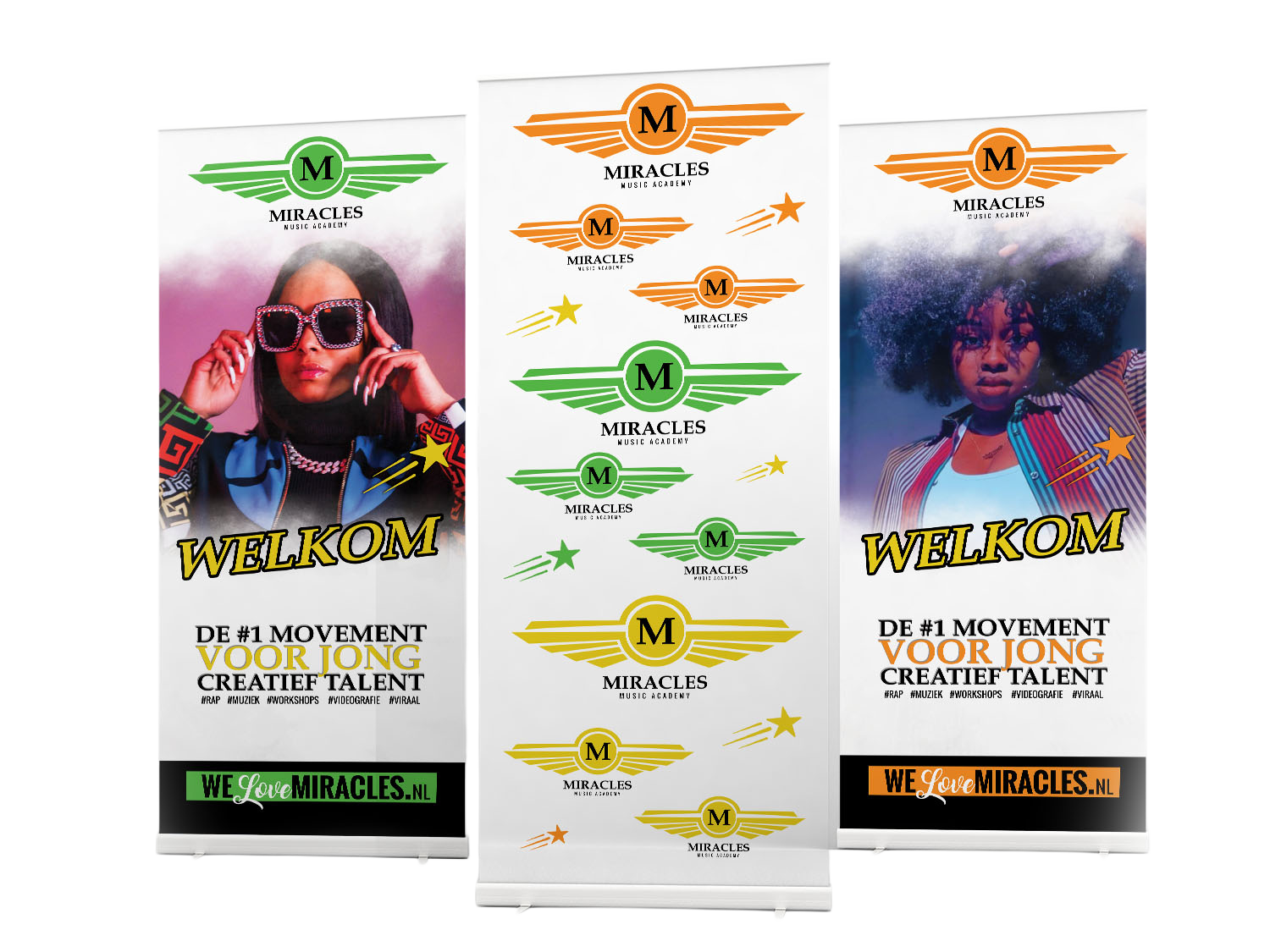 Miracles Rollup Banner